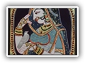 Veiled Lady Tanjore Painting